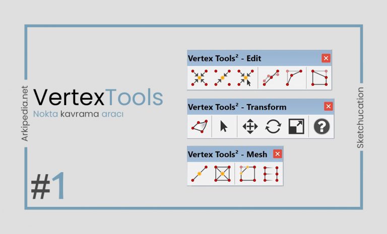 vertex tool sketchup