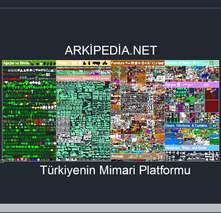 Autocad Dev Tefriş Arşivi Dwg