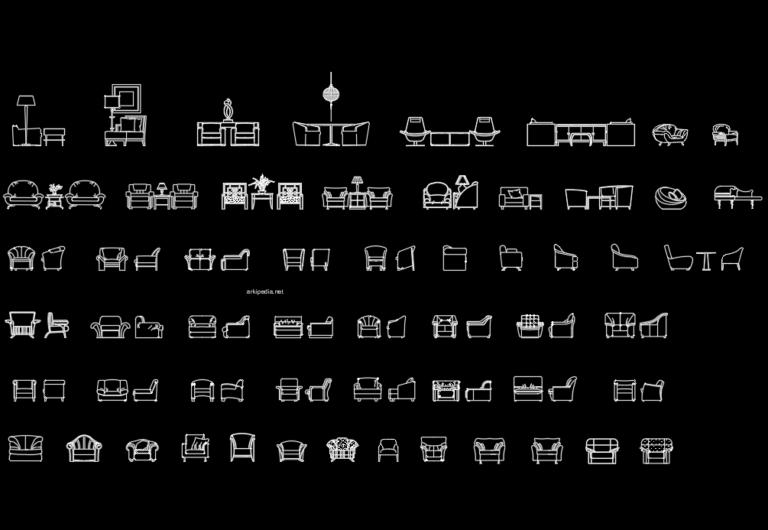 Koltuk Tefrişleri Dwg