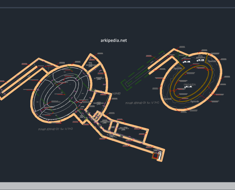 Su altı Akvaryumu Projesi Dwg