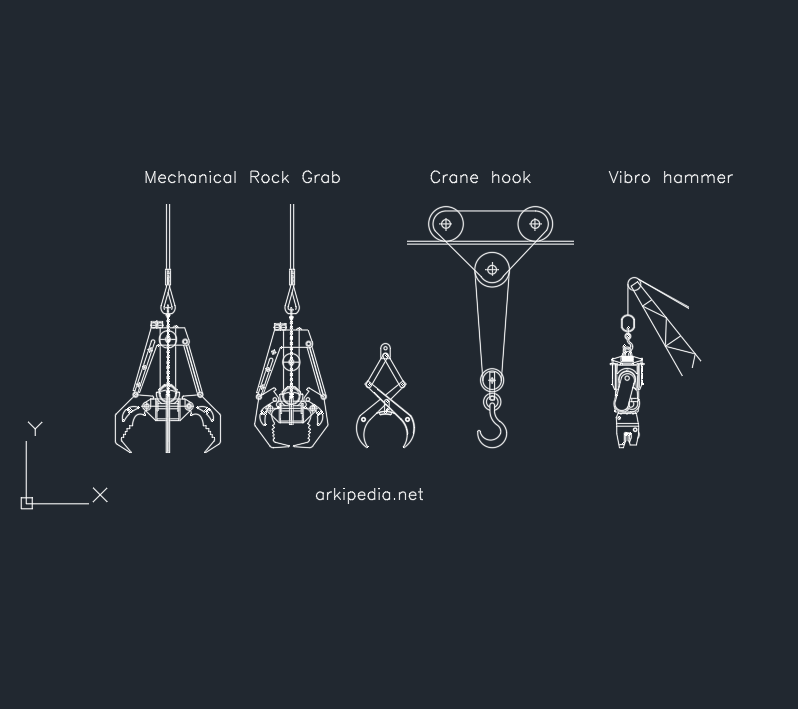 Vinç Ekipmanları Dwg - Arkipedia